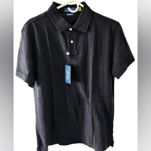 Polo by Ralph Lauren Men's Black Polo Shirt Size L